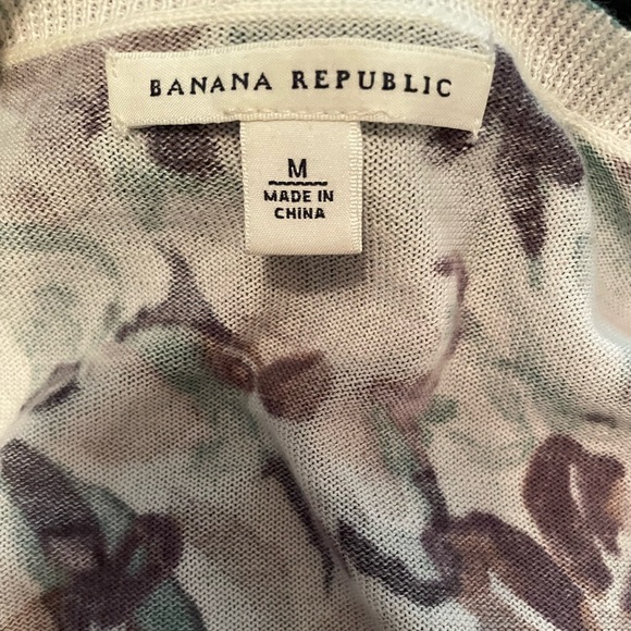 Banana Republic button down floral cardigan - Picture 5 of 5